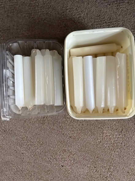 Photo of free 2 boxes white candles (Solihull B91) #1