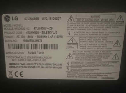 Photo of free 55 inch LG flatscreen television does not turn on (Upper Wolvercote OX2) #3