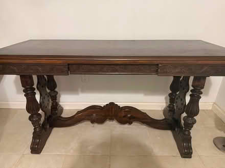 Photo of free Excellent wood table (Woodhaven, queens) #1