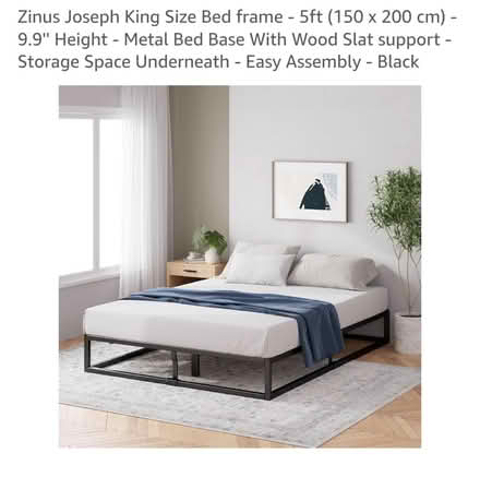 Photo of free King size bed frame (Didcot, OX11) #4