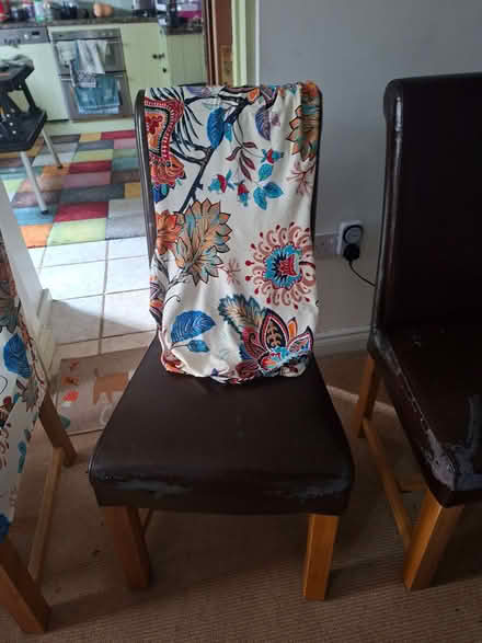Photo of free 4 leatherette chairs (Morland CA10) #3