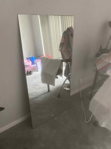 Photo of free Large mirror glass with fittings (Shoal hill Cannock WS11) #1