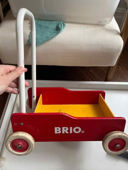 Photo of free BRIO walking waggon (Clapham SW4) #1