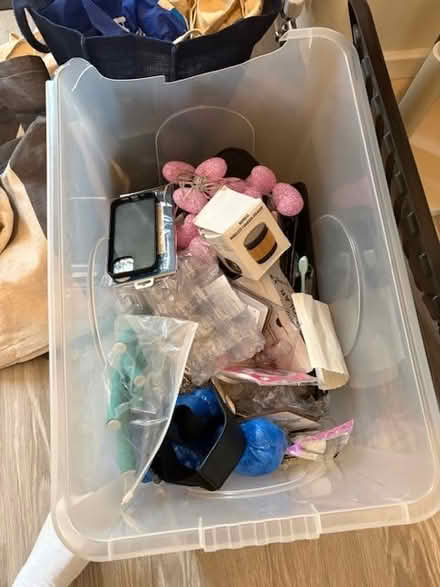 Photo of free Plastic crate full bits & bobs! (Stanford-Le-Hope SS17) #2