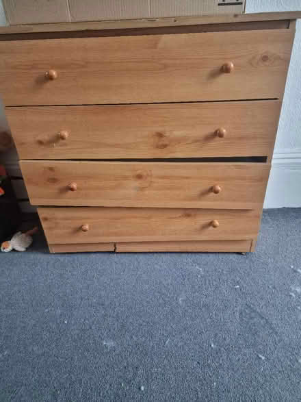 Photo of free Wood chest of drawers (TW10) #1