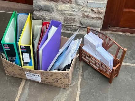 Photo of free Ring Binders, sleeves & envelopes (BA3 4LS) #1