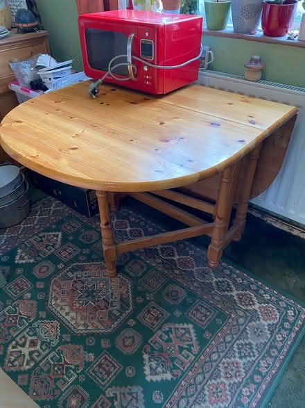 Photo of free Pine Gate Leg Table (Ford, near Colerne) #1