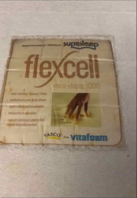 Photo of free Double memory foam mattress (Wimbledon SW19) #2