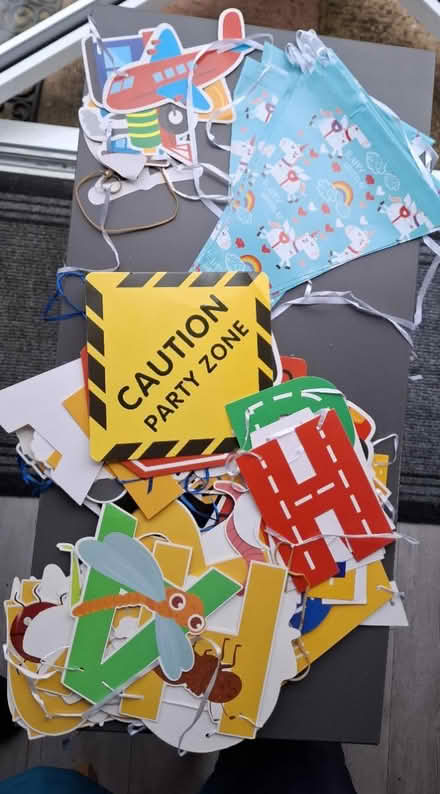 Photo of free Various children's party bunting (Horsham) #1