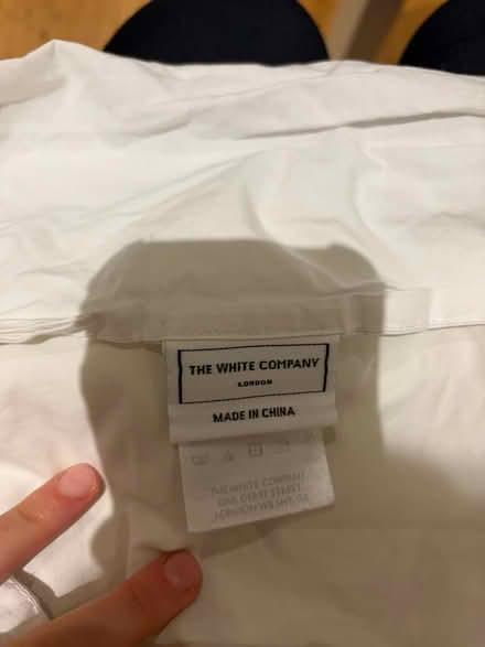Photo of free Whitecompany pillow case (Earls Court) #1