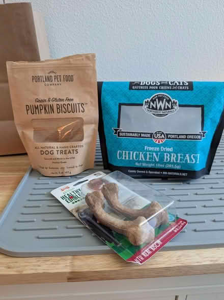 Photo of free Various dog treats (Tanasbourne) #1