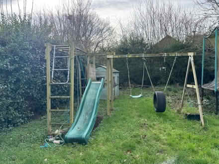 Photo of free Wooden climbing frame and Seing set (Oxon SY3) #1
