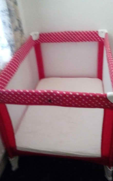 Photo of free Folding travel cot (E17) #1