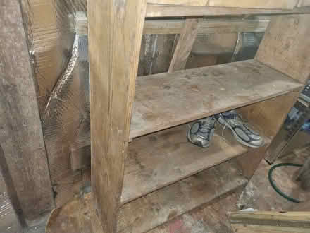 Photo of free German pine bookcase/cabinet (Bare LA4) #3