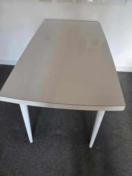 Photo of free White dining table (Tithe Barn Close KT2) #1