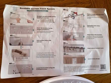 Photo of free Curtain track and hardware (Near Highland Hospital) #2