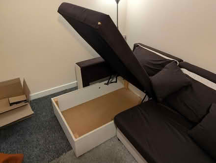 Photo of free Pull out sofabed with chaise longue (EH8 9BT) #2