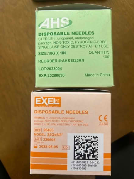 Photo of free Sterile Disposable needles (Campbell) #1