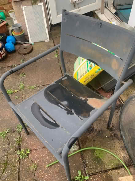 Photo of free Metal garden chairs (Edmonton N9) #1