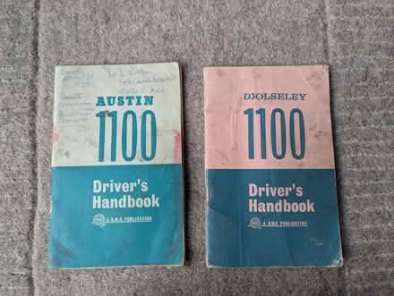 Photo of free Vintage Austin 1100 and Wolseley 1100 Car Manuals (Horsell GU21) #1