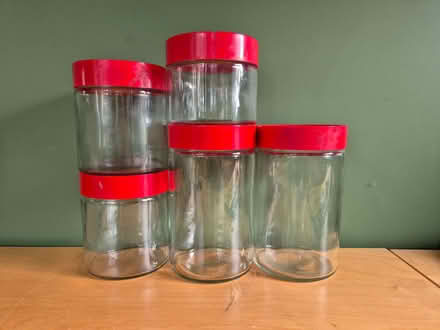Photo of free Glass storage jars (Freckleton PR4) #1