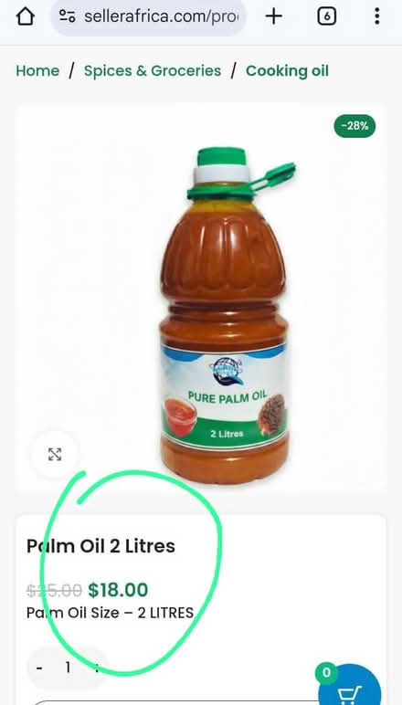 Photo of free 2litres of palm oil (Gwarinpa Abuja) #1