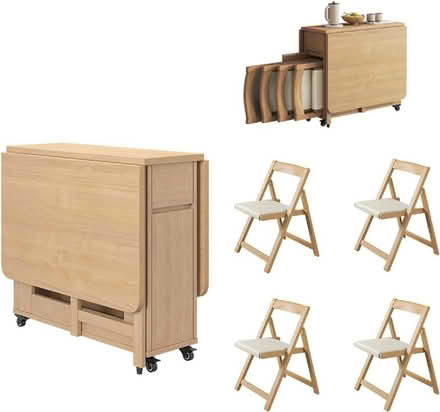 Photo of Fold away table & chairs (Twerton) #1