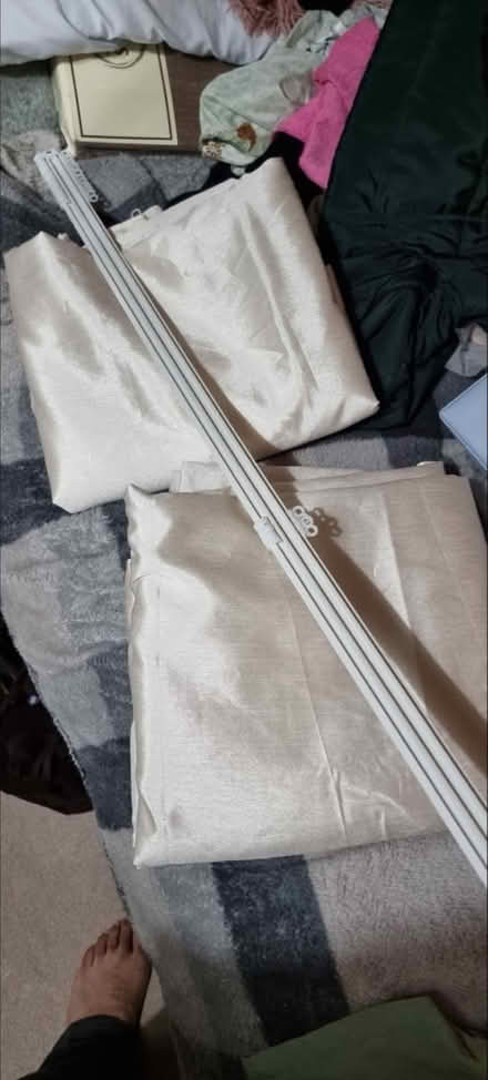 Photo of free Satin curtain (Ecclesfield S5) #1