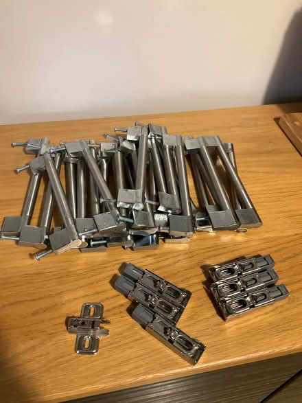 Photo of free Kitchen door handles x 26 and 6 hinges (Lamborough Hill OX13) #2