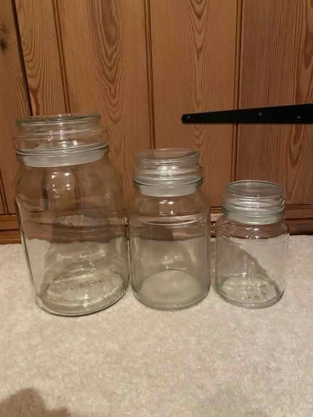 Photo of Douwe Egbert empty jars (Warwick Gates (CV34)) #1