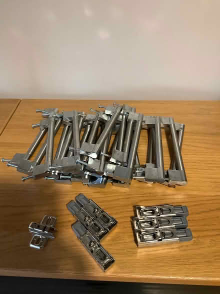 Photo of free Kitchen door handles x 26 and 6 hinges (Lamborough Hill OX13) #1