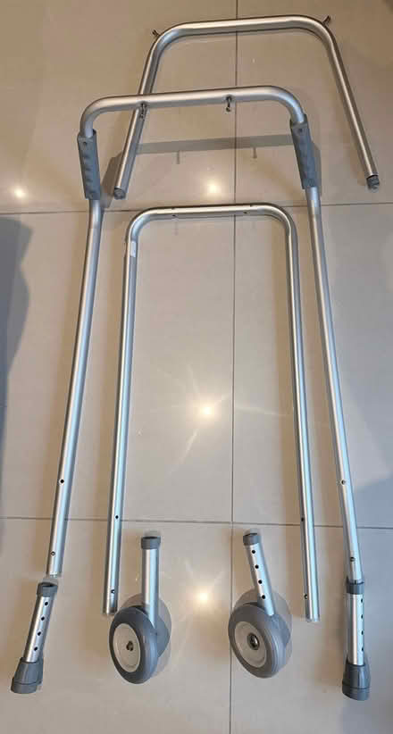 Photo of free Walking frame Zimmer with wheels (Huyton) #1