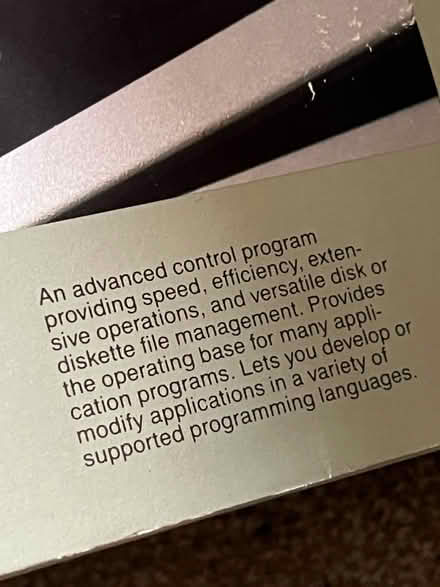 Photo of free Vintage IBM Software (1980s) (Finchampstead, RG40) #3