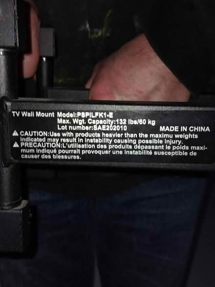 Photo of free Tv Bracket part (Childwall L25) #2