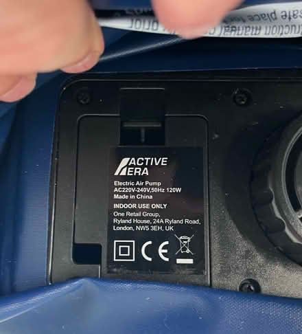 Photo of free Inflatable double bed with integrated pump (Higher Metcombe EX11) #1