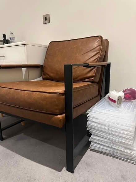 Photo of free Faux Leather Armchair (Colindale, NW9) #1
