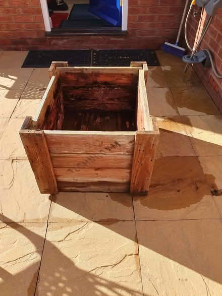 Photo of free Sturdy Wooden Planter 60 x 70 x 45cm (Lyppard Grange WR4) #2