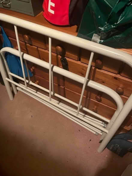 Photo of free Single bed frame and 2 under draws (Ladbroke Grove W10) #2
