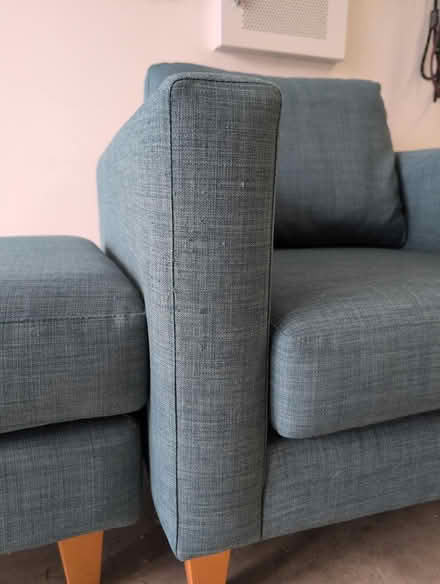 Photo of free Green armchair and ottoman (Macquarie ACT) #2