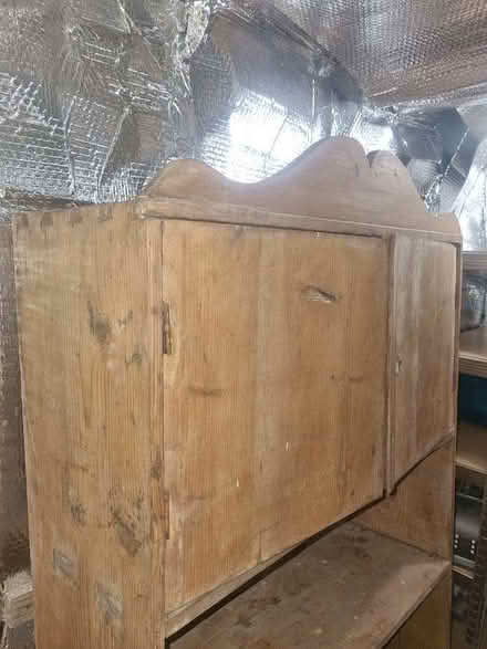 Photo of free German pine bookcase/cabinet (Bare LA4) #2