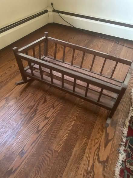 Photo of free Wood doll cradle (Clifton Park) #1