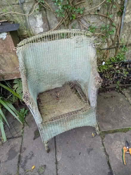 Photo of free Wicket chair (Lambridge Larkhall Bath) #2