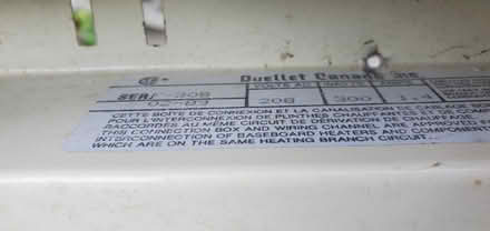 Photo of free Electric Baseboard Heater (QEW / 427) #2