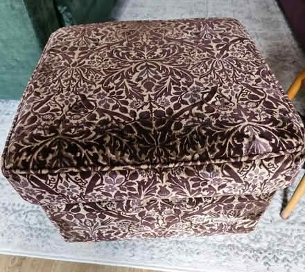 Photo of free Ottoman with matching cushions (Manor Park TW18) #1