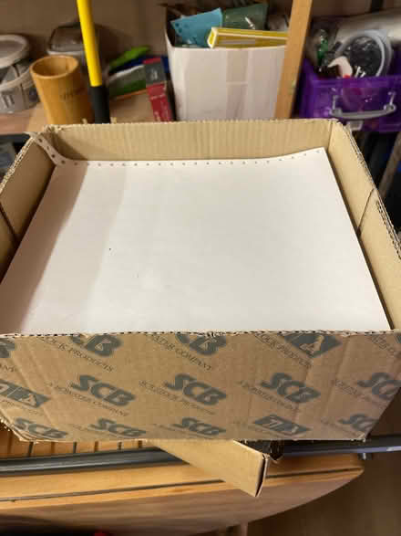 Photo of free Old perforated printer paper (Hackthorpe CA10) #2