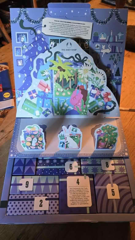 Photo of free Body Shop Empty Advent Calendar (Innox Hill Frome BA11) #2