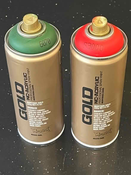 Photo of free Red and Green spray paint (West Common AL5) #1