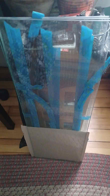 Photo of free 4 glass shelves (Cambridge Walden @ Sherman) #1