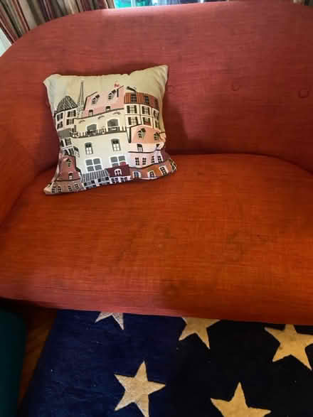 Photo of free Orange sofa (Rhwibina CF14) #2