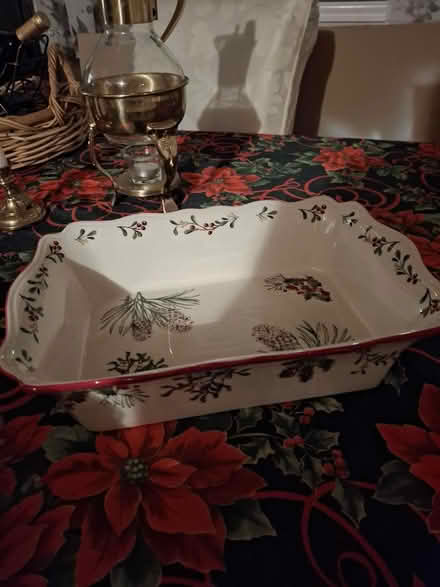 Photo of free Winter Design Lasagna Baking Dish (Holliston, off Cedar St.) #1